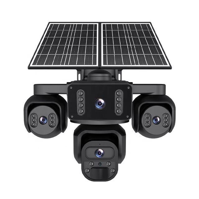 20MP AOV Network Camera Outdoor AI Detection WIFI 4G SIM Card Smart Wireless Solar Powered Security 4 Lens PTZ CCTV Camera