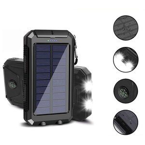 Banco <span class=keywords><strong>de</strong></span> Energía Portátil Solar Impermeable <span class=keywords><strong>de</strong></span> Plástico para Exteriores con Brújula, 20000mAh <span class=keywords><strong>de</strong></span> Gran Capacidad, Venta al por Mayor Transfronteriza - Product Image 4