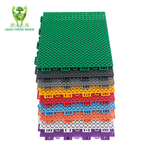 Piso de enclavamiento para exteriores, suelo de medio patio de recreo para patio trasero, cancha de baloncesto, azulejos de suelo deportivos modulares para exteriores suspendidos - Product Image 5