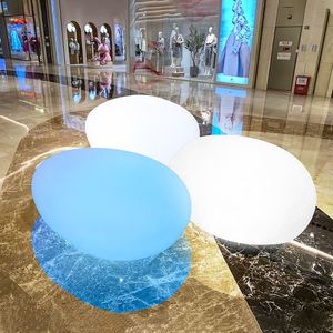 Impermeable IP65 Solar Powered LED Stone Outdoor Rock Spotlight Plastic Garden Light LED Ball para iluminación de césped - Product Image 5