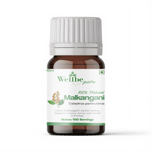 Flacons compte-gouttes de 30 ml |   EXTRAIT DE MALKANGANI EN GOUTTES | Celastrus paniculatus |   Amélioration de la mémoire, santé cérébrale, fonction cognitive - Product Image 1