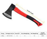 Nouveau Design Camping Survival Tool Hache Tactique Hache Marteau 1000g Outils de hache