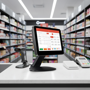 Terminal <span class=keywords><strong>de</strong></span> <span class=keywords><strong>Caja</strong></span> <span class=keywords><strong>Registradora</strong></span> Inteligente OEM <span class=keywords><strong>de</strong></span> 15.6 Pulgadas, Todo en Uno, con Impresora, Escáner, Cajón <span class=keywords><strong>de</strong></span> Efectivo y <span class=keywords><strong>Software</strong></span> SDK <span class=keywords><strong>para</strong></span> Comercio Minorista - Product Image 1