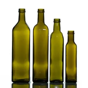 玻璃烹饪橄榄油特级初榨瓶琥珀色250毫升500毫升1000毫升