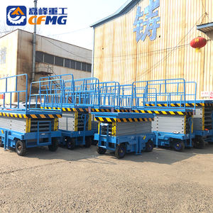 Plate-forme élévatrice à ciseaux mobile manuelle électrique hydraulique CFMG 4m 6m 8m 10m 12m 14m - Product Image 5