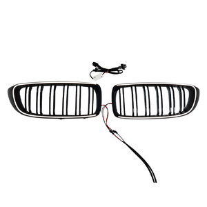 กระจังหน้า BMW F32 LED ปี 2013-2019 วัสดุ PC สำหรับเปลี่ยนกันชนหน้า พร้อมชุดสายไฟ - Product Image 2