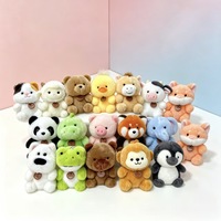Pabrik Grosir Boneka Mini Crane Super Lembut 10-30CM, Mainan Hewan Isi Dakron, Gantungan Kunci, Boneka Mesin Vending, Lapisan Jala
