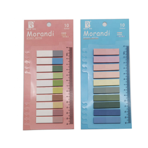 Blocs-notes adhésifs avec règle pour le marquage des pages, la classification des fichiers, <span class=keywords><strong>les</strong></span> onglets d'indexation - Product Image 6