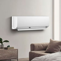 Aire Acondicionado de Pared de Frecuencia Fija, Nuevo y en Oferta, Estilo Simple, 9000 BTU, Enchufe Estadounidense, Alimentación CC/CA, Uso Doméstico