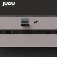 Tables de réunion de luxe personnalisées en MDF pour bureaux de direction, salles de conférence et bureaux de réception
