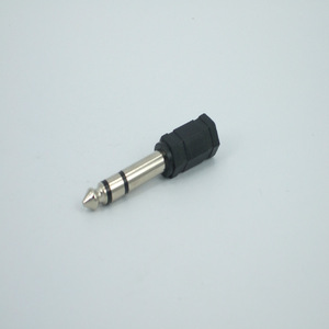 6.3 To 3.5 Audio <b>Adapter</b> <b>Plug</b> Male To Female Connector For Headphone Microphone - Product Image 1
