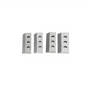 Lame de raclage en carbure à 3 trous avec rainure de positionnement, racloir à encre résistant à l'usure pour le revêtement et le laminage - Product Image 1