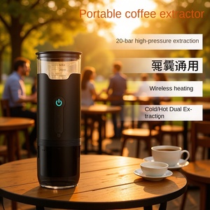 Machine à expresso portable la plus vendue, mini <span class=keywords><strong>cafetière</strong></span> chauffante, filtre à pression manuel, pot à café en poudre, <span class=keywords><strong>petite</strong></span> capsule 51 mm - Product Image 4