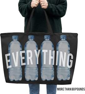 Custom Personalized Eco-Friendly Cotton Canvas Tote Shopping <b>Bag</b> Reusable <b>Medium</b> Fabric with Long Handle for Daily Use for <b>Gifts</b> - Product Image 4