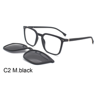 Fabrication de lunettes de soleil à clipser haut de gamme en Ultem avec charnière rotative et monture optique