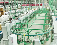 Mesin Lini Kulkas Otomatis Merek HT Efisiensi Tinggi Hemat Energi Pengoperasian Mudah Peralatan Perakitan Vacuum Forming