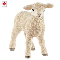 Figurine de mouton réaliste personnalisée Sculpture d'animal de jardin de stature d'agneau