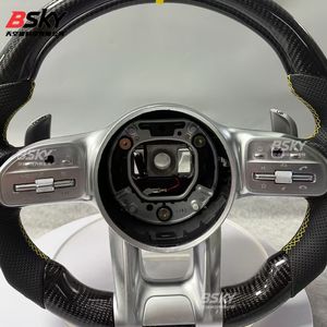 Volant sport en fibre de carbone personnalisé avec revêtement en cuir (pour <span class=keywords><strong>Mercedes</strong></span>-Benz Classe S E 260 L/E 300 L/S <span class=keywords><strong>320</strong></span>/S 350 L) |   Modèle 809 - Product Image 5