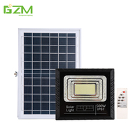 Lumière de Réflecteur Ip65 Imperméable de Jardin de Parking à Télécommande Extérieure 50w 100w 200w 500w 800w 1000w LED Projecteur Solaire