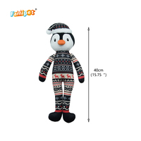 Famipet Fabricant Grossiste Nouveaux Jouets en Peluche pour Animaux à Thème de Noël, Design Animaux, Jouets Sonores pour Chiens