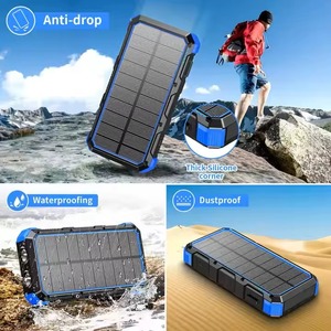 Batterie <span class=keywords><strong>solaire</strong></span> multifonction grande capacité Li-Polymère 22,5W avec charge rapide sans fil et lampe de camping pour l'extérieur - Product Image 5