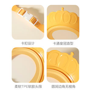 Gorro de Baño de Silicona Impermeable para Bebés con Protección para Oídos y Ojos, de 0 a 12 Meses - Product Image 3