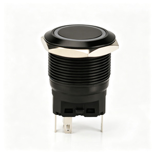 Botón pulsador metálico IP65 con bloqueo de 12mm, 16mm, 19mm, 22mm, 25mm para unidad de arenado - Product Image 2