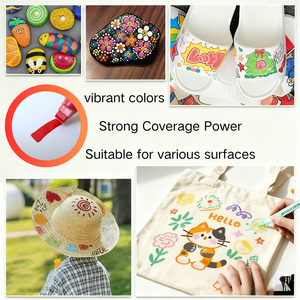 ปากกาชอล์กน้ำแบบลบได้ หัวแบนขนาดใหญ่ 15 มม. 12 สี สำหรับงาน DIY ของผู้ใหญ่ อุปกรณ์งานฝีมือสำหรับไวท์บอร์ด ตกแต่งงานอีเว้นท์ และเขียนป้าย - Product Image 5