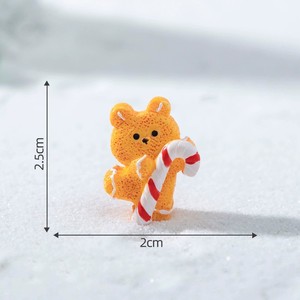 CHENXI - Nuevas Figuras Decorativas Navideñas en 3D de Resina, Mini Hombres de Jengibre, Animales, Adornos Navideños para Manualidades - Product Image 6