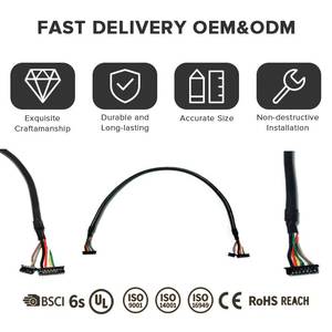 IoT 빌딩 자동화 및 연결된 차량 시스템용 에어 블로운 광섬유 및 스마트 AC 제어 케이블 배선 하네스 - Product Image 4