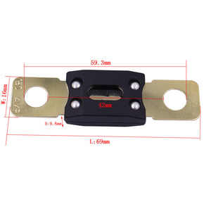 <span class=keywords><strong>Portafusibles</strong></span> Transparente Azul de 4 Vías Compatible con Fusibles MEGA y Fusibles ANM de Atornillar para Aire Acondicionado Automotriz - Product Image 5