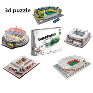 Set de Rompecabezas 3D de Estadios Mundialmente Famosos - Más de 10 Estilos, Kits de Modelos de Papel Ecológicos para Regalo y Decoración de Escritorio - Product Image 1