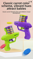 Lanceur de balles souples interactif UFO en ABS pour enfants, pour jeu parent-enfant, sûr et respectueux de l'environnement