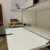 Meuble de rangement MY Iron Module avec charnière amortissante rabattable à 90 degrés, fonctionnement silencieux, design Bauhaus moderne, pour salle à manger