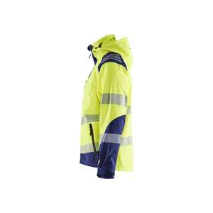 BLAKLADER - 4491251333894XL Chaqueta Softshell Hi-Vis Amarillo/Azul marino-EAN 7330509698112 ROPA DE TRABAJO DE LA HI-VIS - Product Image 4