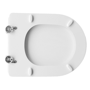 Copriwater Moderno Bianco con Design a Vaso per Azzurra Elios Plus in PP e Urea, Accessorio Bagno in Plastica - Product Image 2