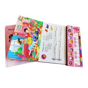 Clavier de piano à 10 touches avec livre sonore personnalisable, jouet pour enfants pour la promotion de la langue <span class=keywords><strong>russe</strong></span> et de l'intelligence musicale - Product Image 1