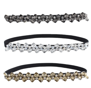 Sac de 50pcs DIY Accessoires de Cheveux pour Enfants Bandeau en Plastique <span class=keywords><strong>Plat</strong></span> Blanc Noir avec Deux Rangées de Dents 8mm 10mm 12mm Cerceaux de Cheveux Bruts Plains - Product Image 3
