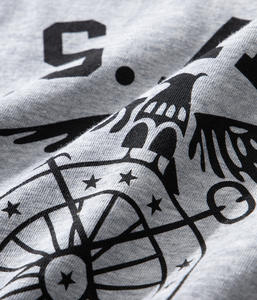 T-shirts décontractés à manches courtes pour hommes OKONKWO – Qualité supérieure, 100 % coton, écologiques, respirants, personnalisables, vente en gros, motif lettre - Product Image 3