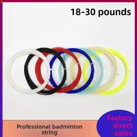 Cordages de raquette de badminton transfrontaliers en nylon multicouche multifilament modèle S02 – Haute élasticité, haute durabilité, résistants aux chocs