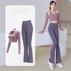 Wholesale Comfortable Gym Running Yoga <strong>Wear</strong> 2 Piece Set Casual Autumn Unstiched Track Suits for Women - Product Image 5