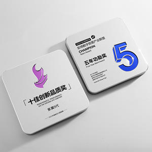 Placas de Prêmio Personalizadas com Cores e Logotipo Impressos, Design Durável e Gravado, Tecnologia de Impressão UV, Presentes de Boas-Vindas - Product Image 3