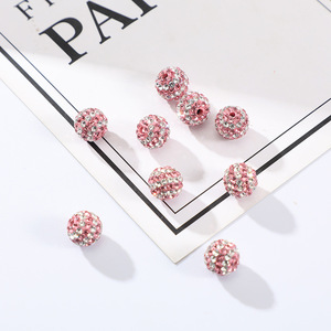 Cuentas de Lucite de 10 mm a Granel, Rayadas, Hechas a Mano, de Alta Calidad, de Colores Mezclados, para Accesorios de Joyería - Product Image 5
