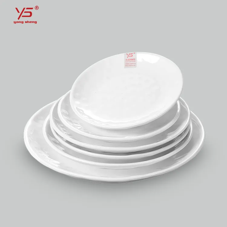 Gold supplier morocco imitation ceramic plates,hospital dishes,20 cm plate tableware