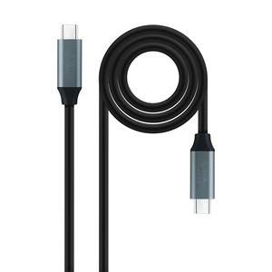 Cable USB 3.2 Gen2x2 de 100 W, 4K/60 Hz, USB-C Macho a Macho, 0.5 m - Conexión Rápida para Carga y Transferencia de Datos de Alta Definición. - Product Image 1