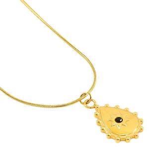 ZOGXIN Gold Plated Stainless Steel Star Pendant Necklace For Women Geometric Charm Chain Party Jewelry - Product Image 5
