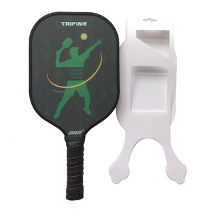 Pickleball Paddle Fold Over dangle Tags carte da esposizione in PP bianco per racchette da Pickleball Display Pickleball Racquet Hung Cards - Product Image 1