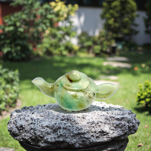 Théière miniature en agate Crystalhola, artisanat populaire, diverses couleurs, gravée, pour cadeau et décoration intérieure - Product Image 3