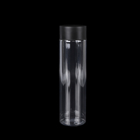 Loyo-bouteille en plastique recyclable pour jus, bouteilles de thé boba, bouteille de thé au lait jetable et couvercle
