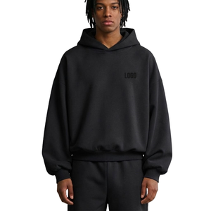 Sudadera con Capucha Personalizada con Logotipo, 400 g/m², 100% Algodón, Felpa Gruesa, Talla Grande, para Hombre, Invierno, Estampada, Bordada, Lisa, TKAN574 - Product Image 2